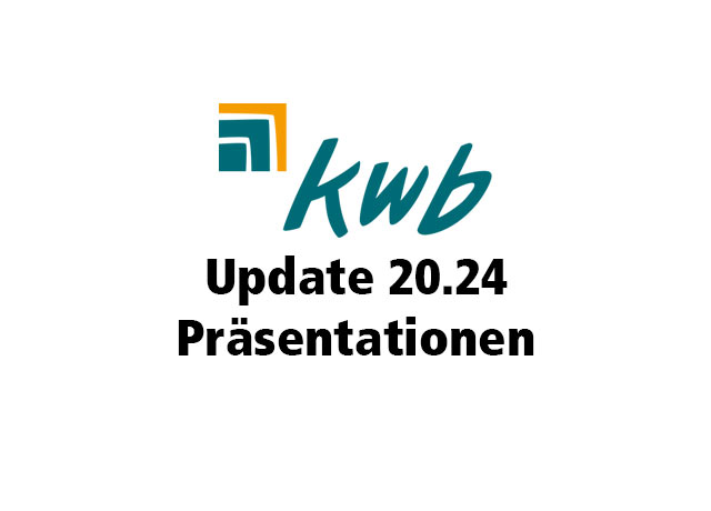 Präsentationen vom kwb Update 20.24 